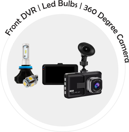 Front DVR, Led Bulbs, 360 Degree Camera